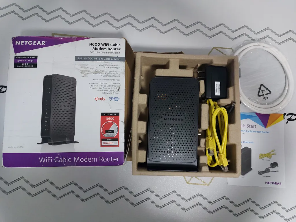 Netgear N600 Cable Modem Router photo 1