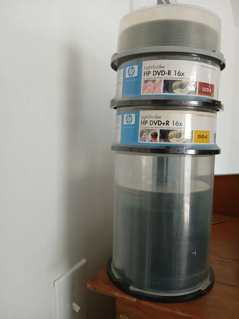 Tower of blank DVD-R's photo 1