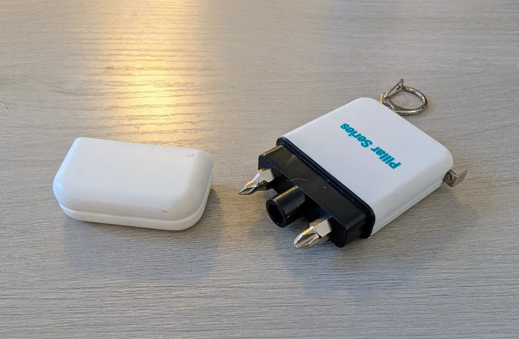 Pillar Series Mini Screwdriver with Tape Measure Keychain photo 1