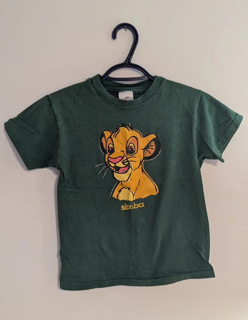 The Disney Store Lion King Simba T-Shirt - Youth Size 10/12 photo 1