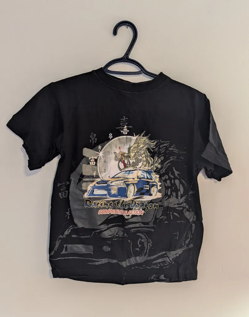 Navy Crew Sport Racing the Dragon T-Shirt - Boys Size Medium photo 1