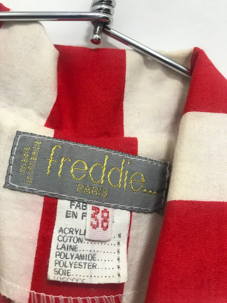 Vintage Freddie Paris Size 38 Blouse photo 1