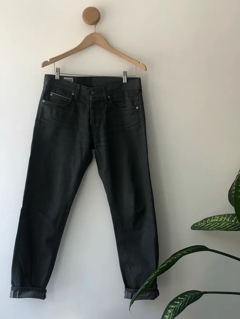 Mens Sz30- Grey Japanese Raw Selvedge Denim photo 1