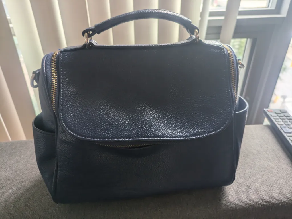 Blue handbag purse  photo 1