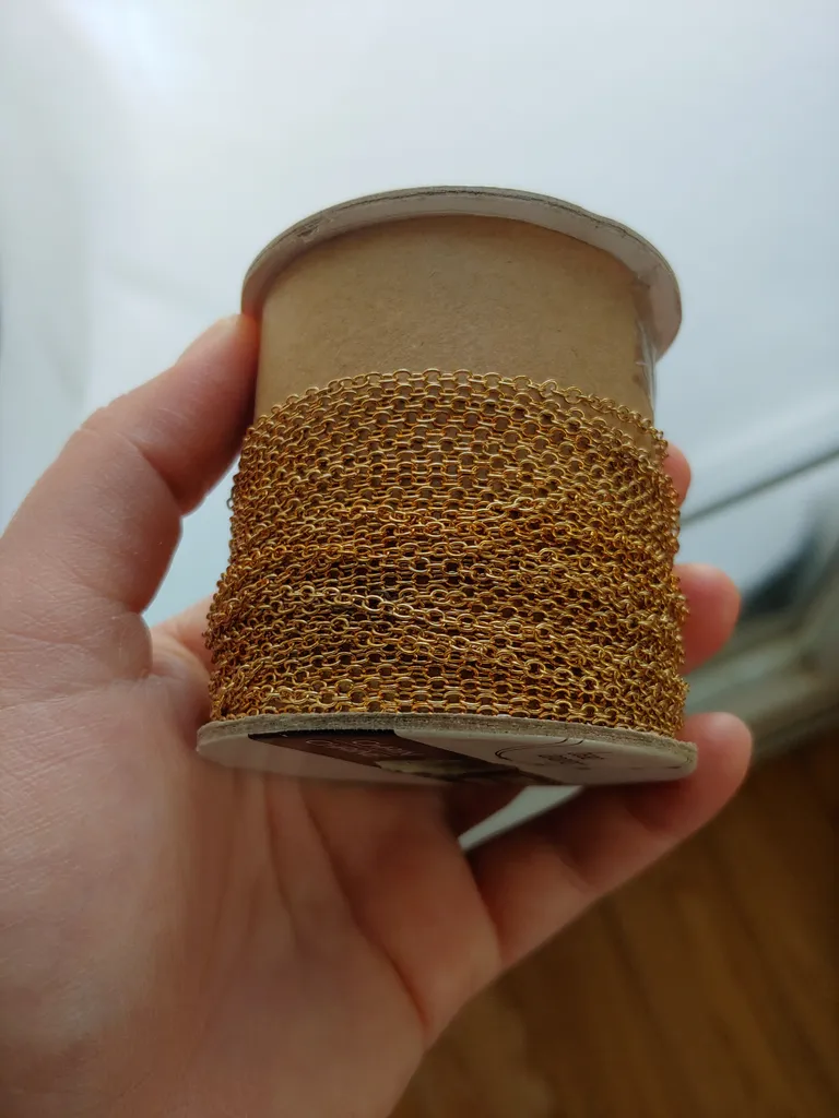 Gold chain (nickel free) photo 1