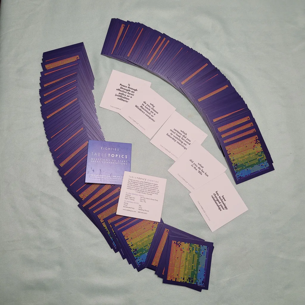 80's thinking card game.  photo 1