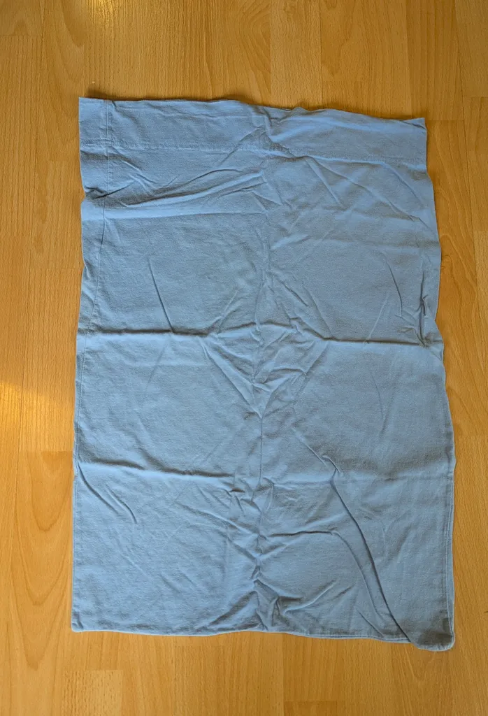 Light Blue Cotton Pillow Case photo 1