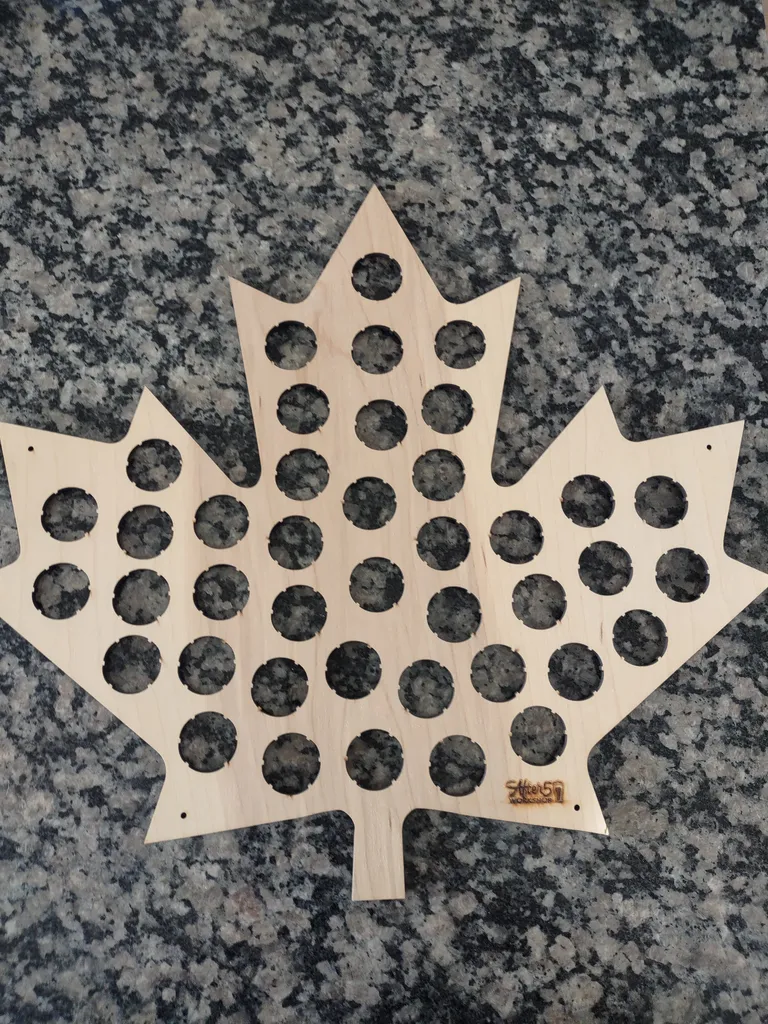 Maple Leaf Bottle Cap Display photo 1