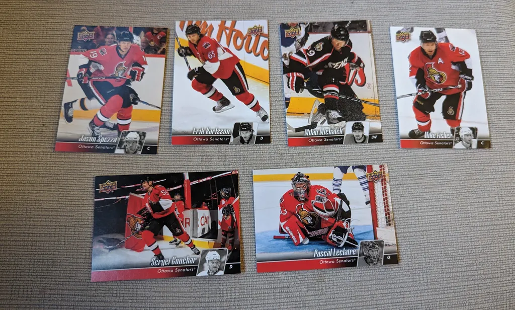 Ottawa Senators NHL Hockey Cards  photo 1