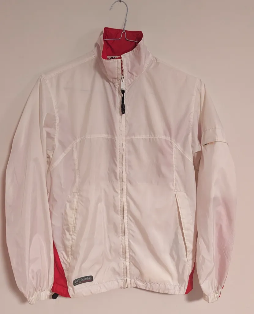 Columbia Women's White & Red Jacket - Size Small photo 1