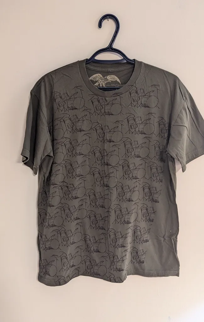 Drum Set T-Shirt - Men's Large photo 1