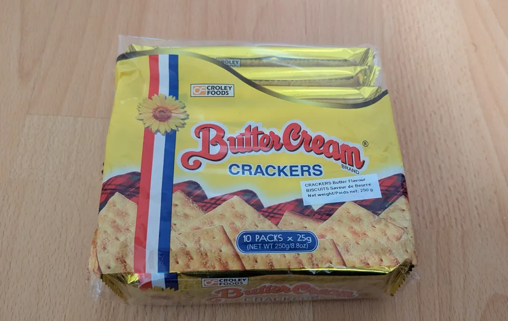 Brand New Croley Foods Butter Cream Crackers (10 Packs) photo 1