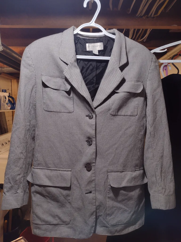 Liz Claiborne collection houndstooth jacket photo 1