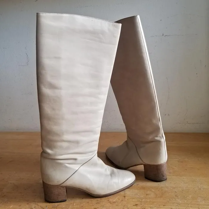 Boots Knee High 60's Vintage w8 photo 1