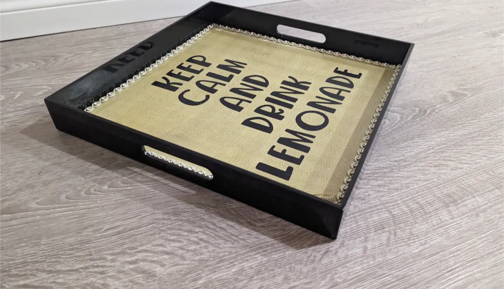 Decorative 'Keep Calm' Lemonade Tray photo 1
