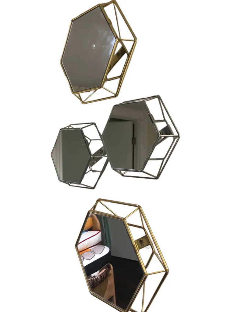 Hexagon Mirrors x5 photo 1
