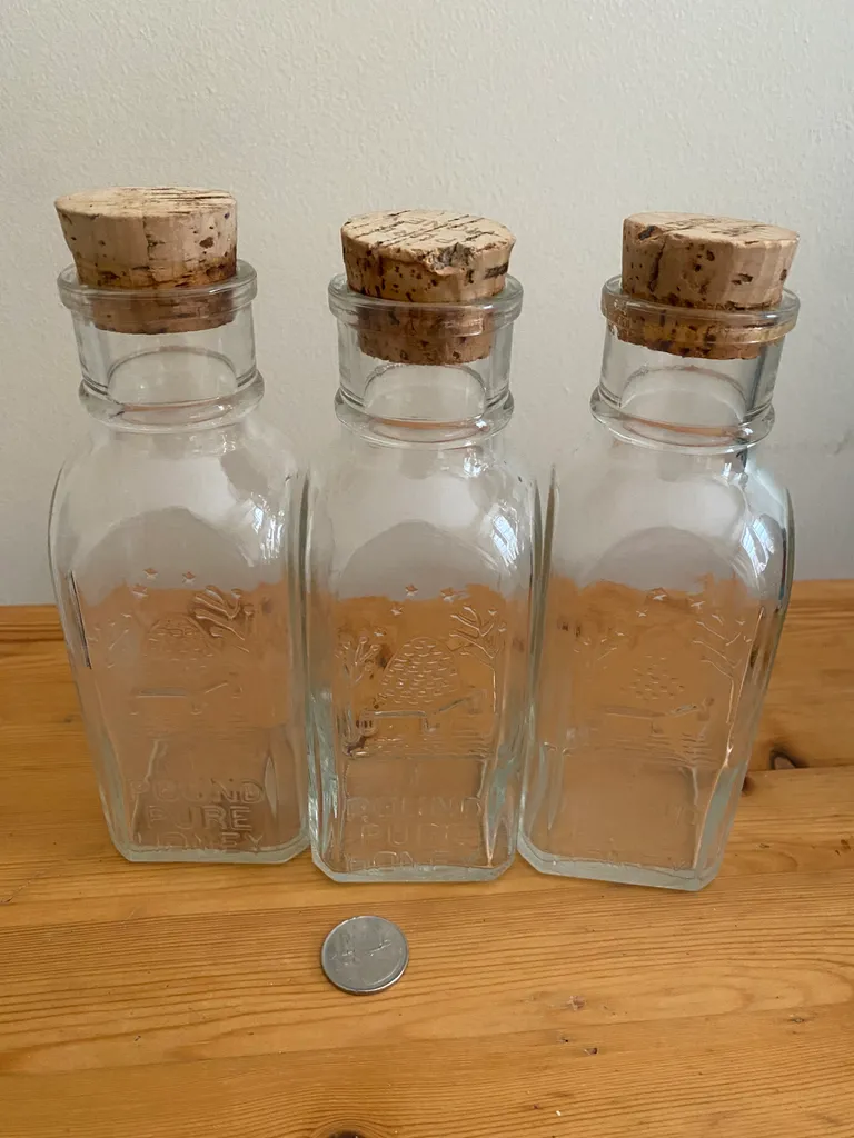 Glassware with cork topper photo 1