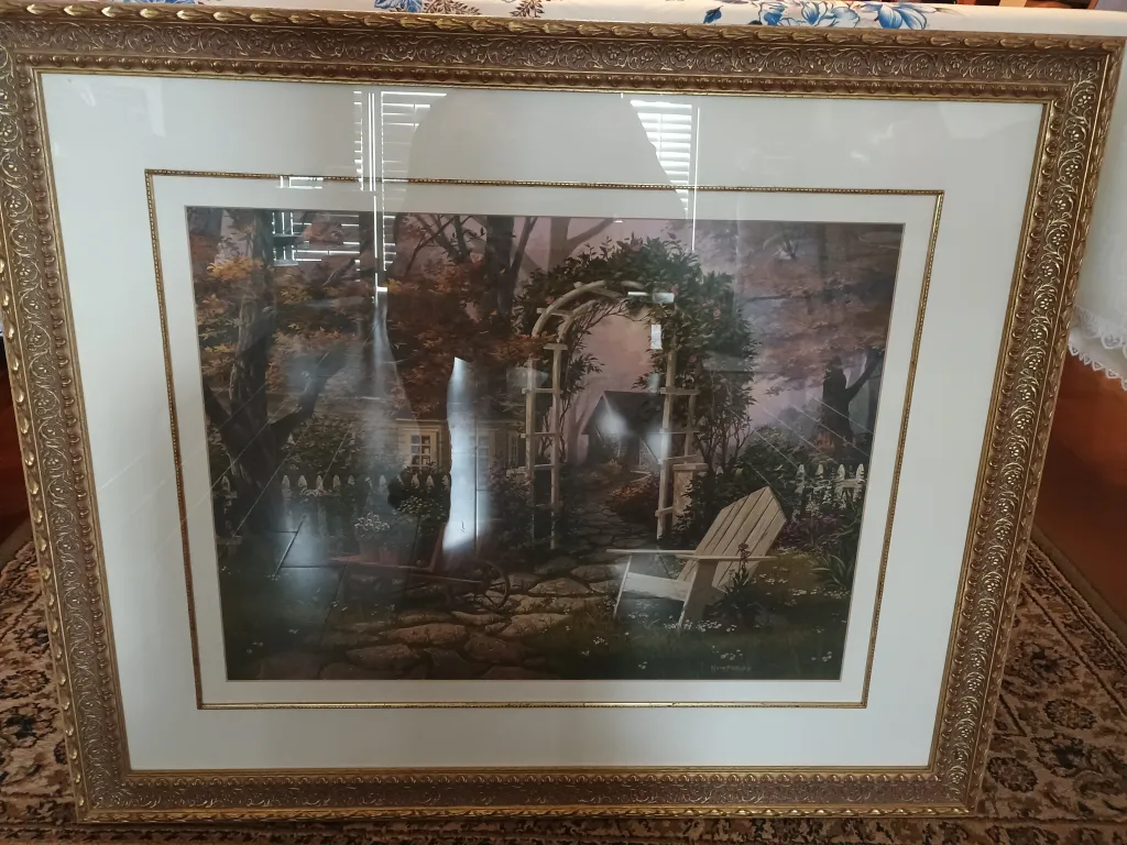 Framed Garden Print photo 1