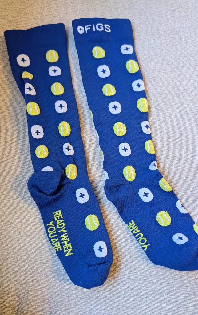 Brand New Giftable FIGS Tennis Socks  photo 1