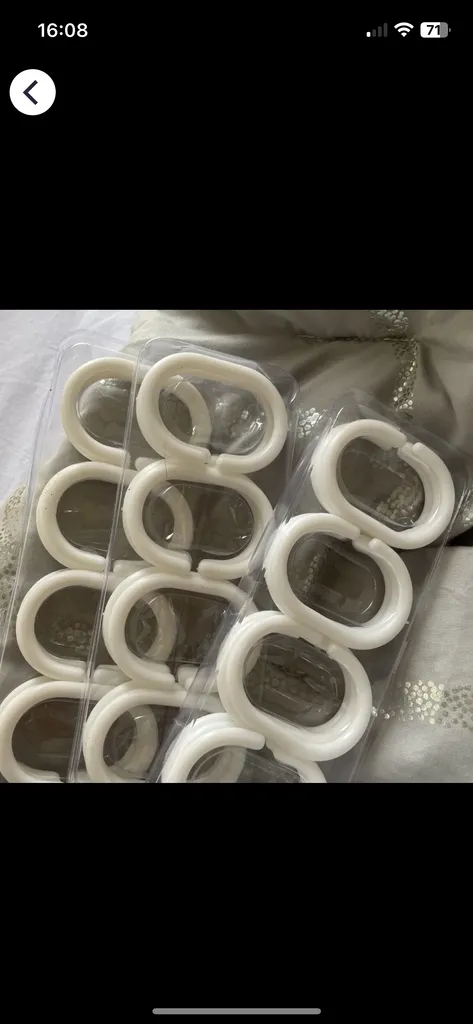 Shower curtain holder photo 1