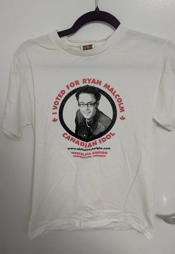 Ryan Malcolm T-Shirt (Canadian Idol) - Men's Size Small photo 1