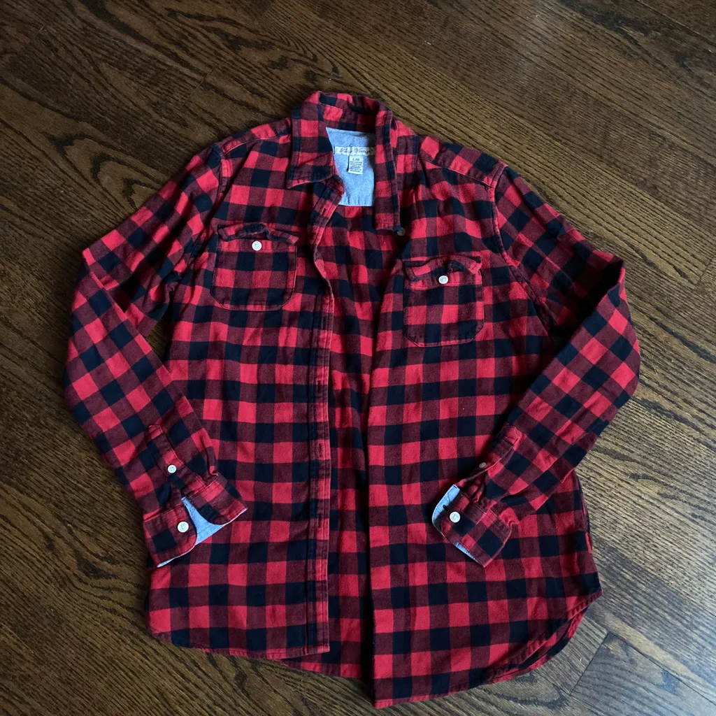Tailor Vintage Plaid shirt size teen large photo 1