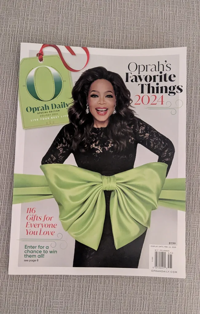 Brand New Oprah's Favorite Things 2024 Magazine photo 1