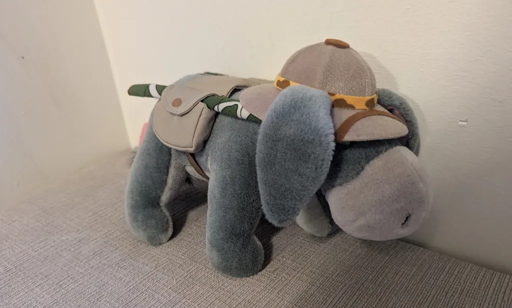New Eeyore Safari Animal Kingdom Plush Toy - Disney World photo 1
