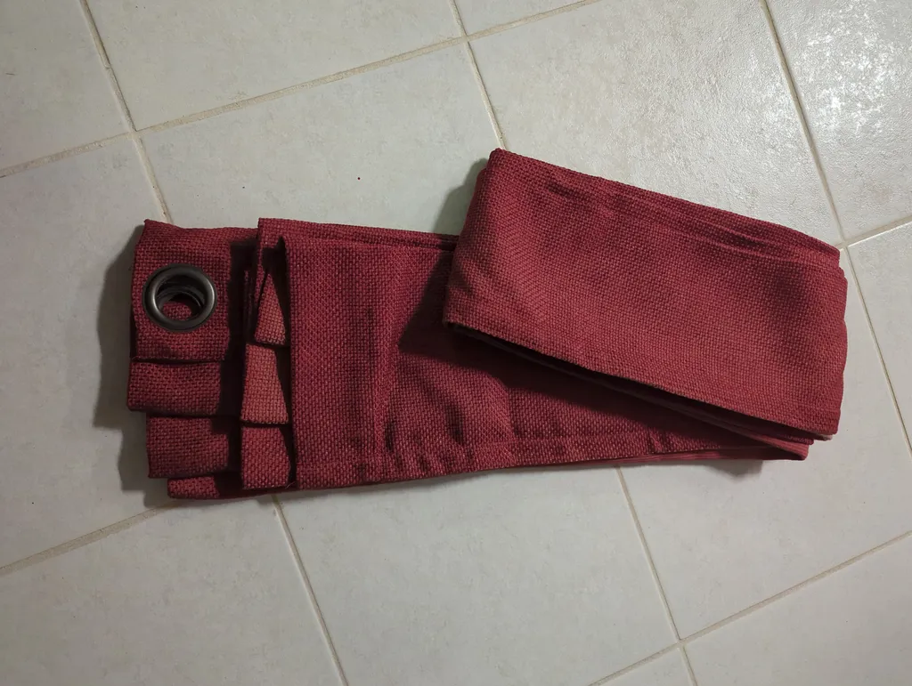 Red Curtains or Fabric photo 1