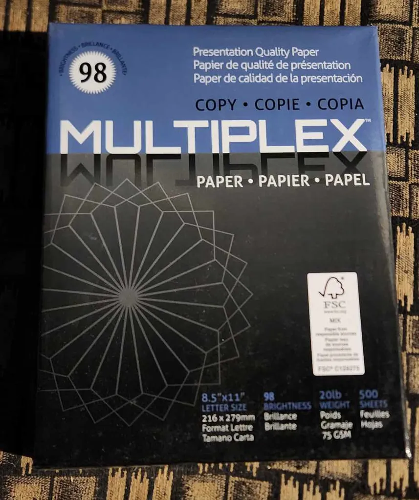 3 packages of printer paper  photo 1
