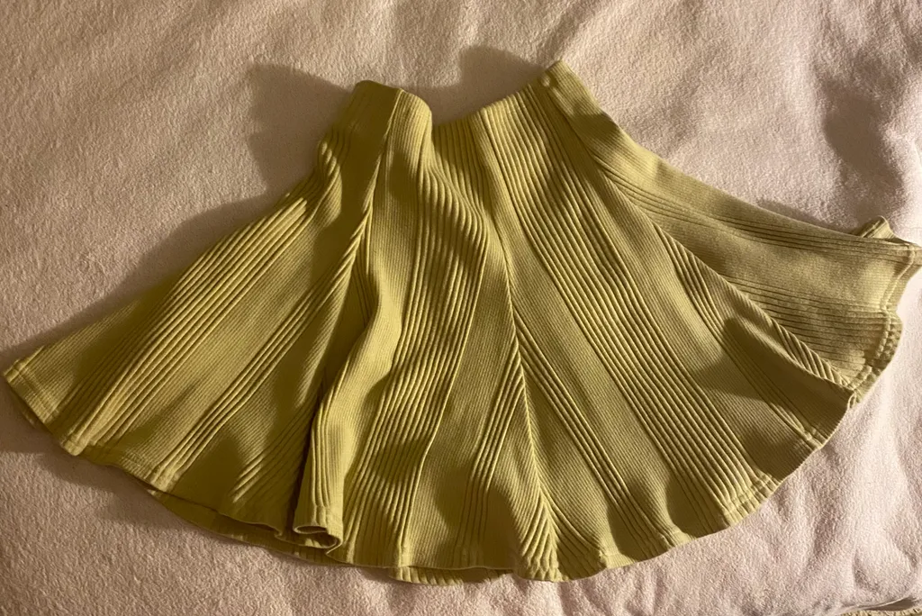 Pastel Yellow Matching Set – Skirt & Top photo 1