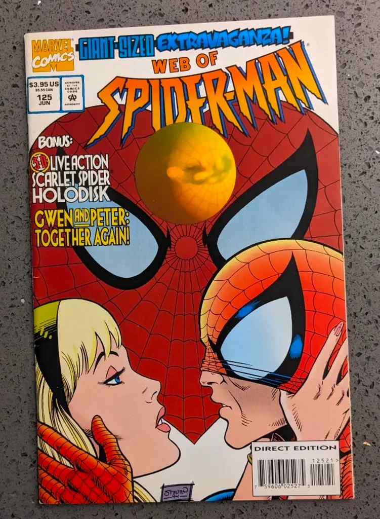 Web of Spiderman #125 Holodisk Cover photo 1
