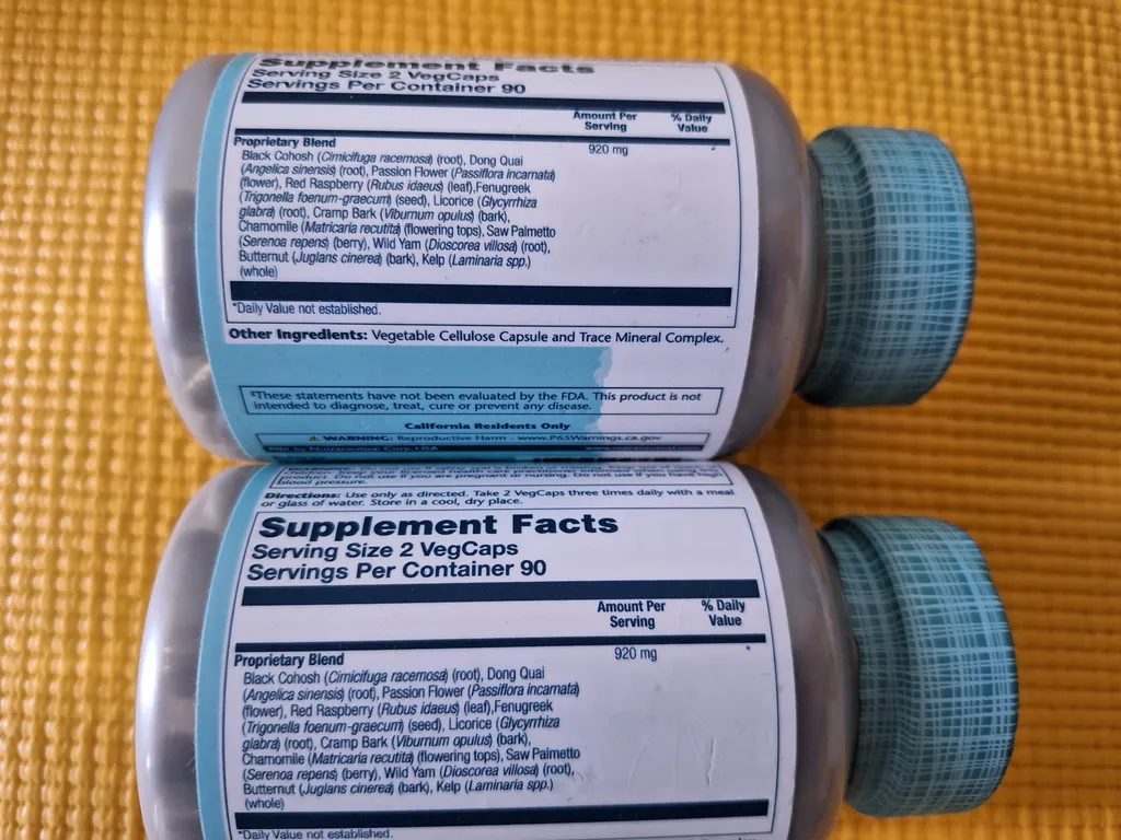 New Sealed Solaray Female Hormone Support 180 Vegacaps photo 1