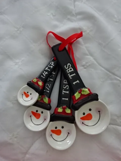 Snowman Measuring Spoons photo 1
