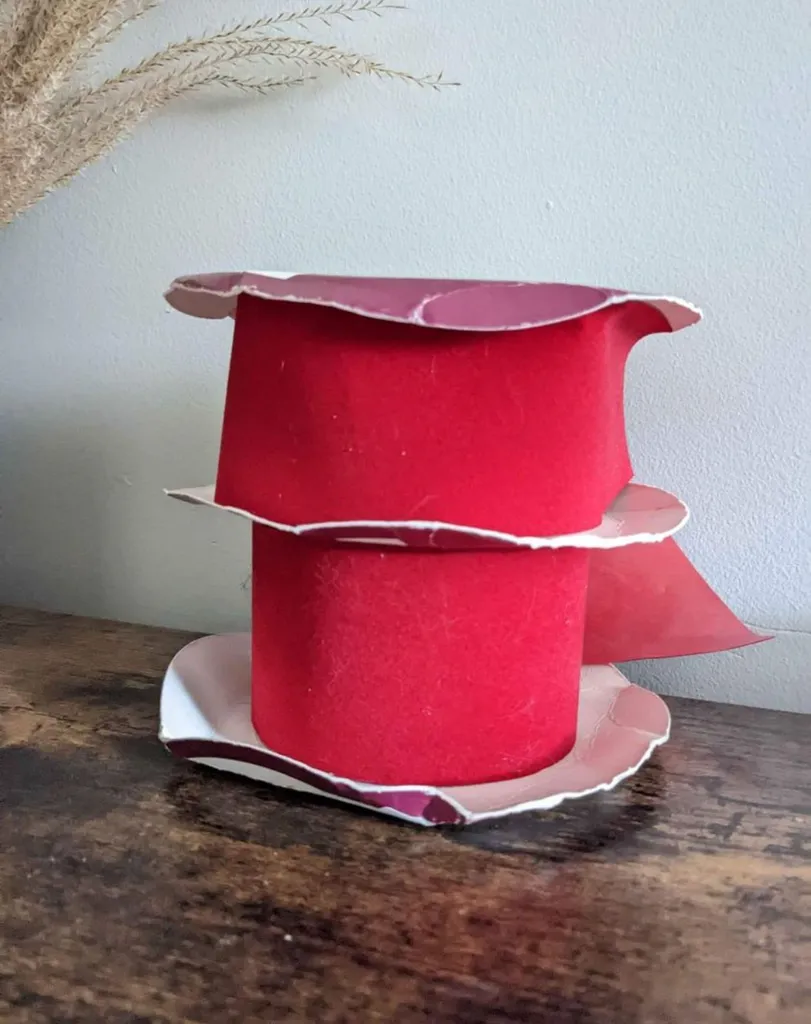 2 Rolls Thick Red Ribbon photo 1