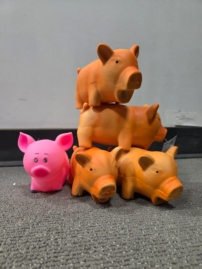 5 Piggy squeek toys photo 1