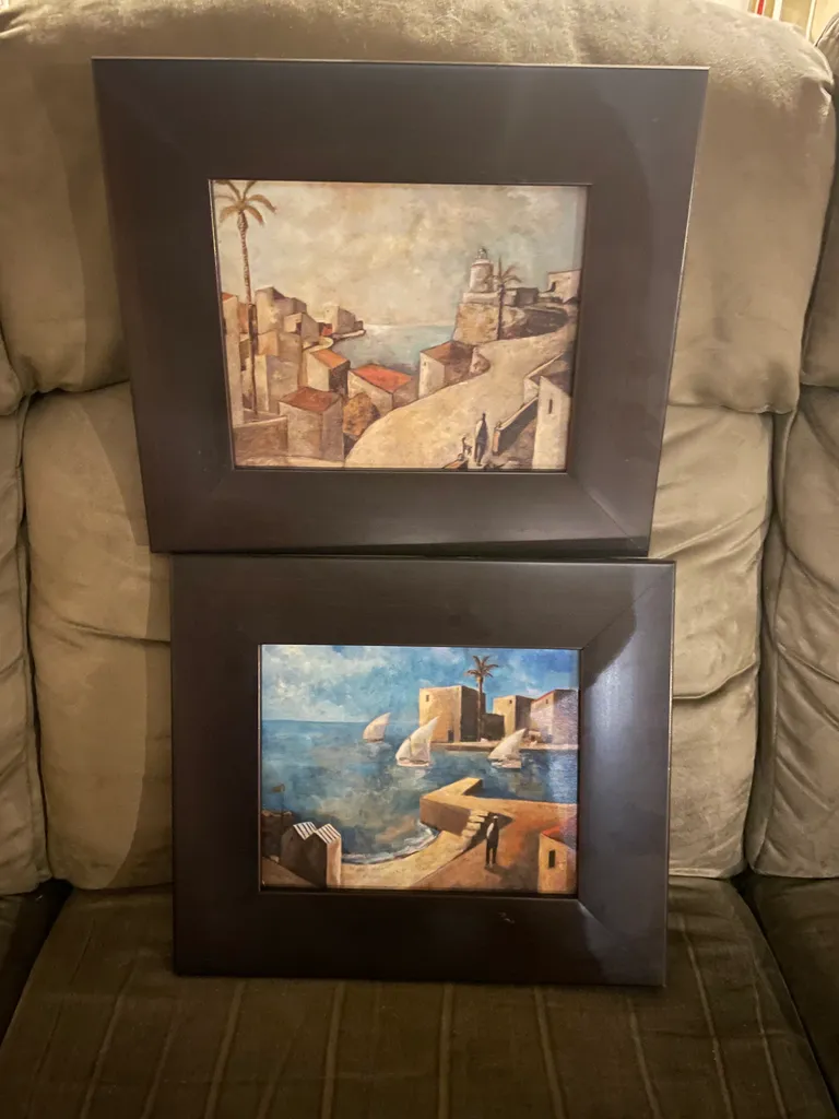 FWT framed art - scenic set of 2 photo 1