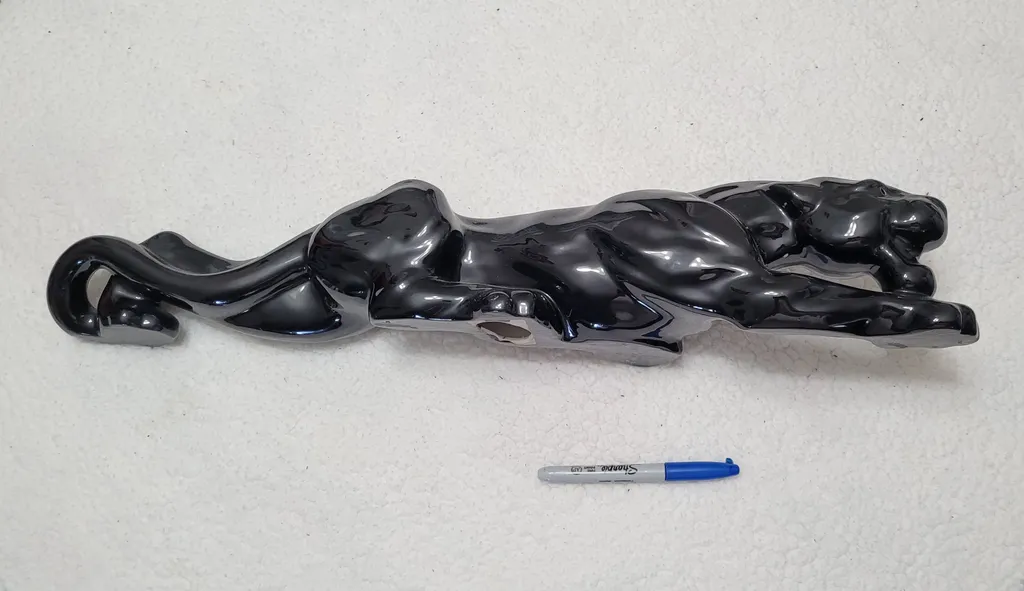 Black cat ceramic panther photo 1