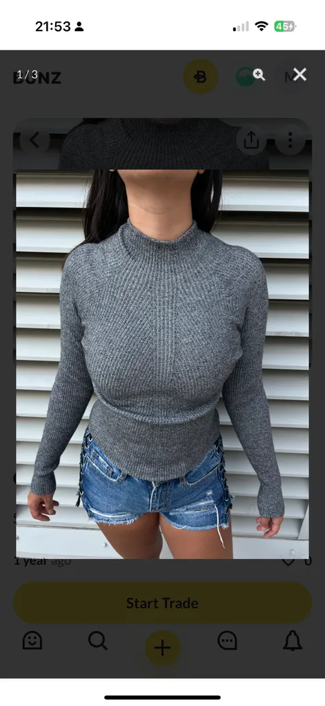 Grey long sleeve  photo 1