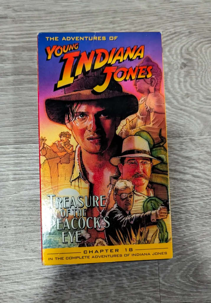 Young Indiana Jones: Treasure of the Peacock's Eye VHS Movie photo 1