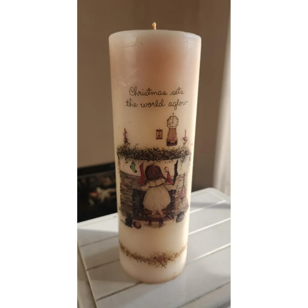 Vintage Christmas Candle photo 1