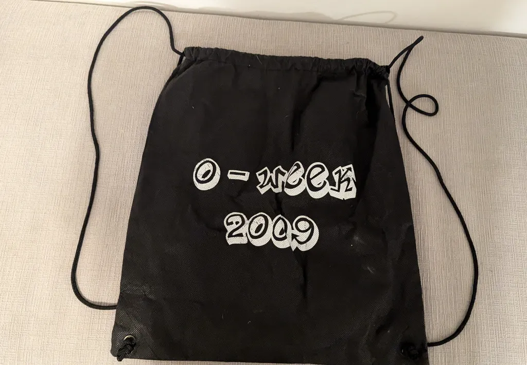 Black Drawstring Bag photo 1
