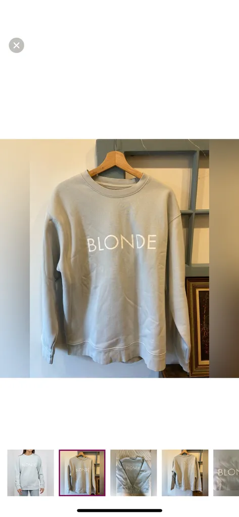 Blonde Crewneck Sweatshirt - Size L/XL photo 1