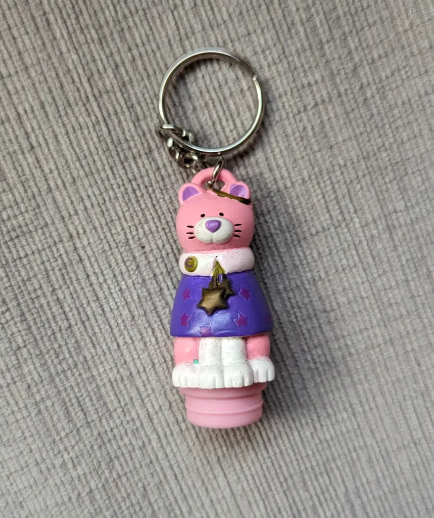 Pink Cat Keychain  photo 1