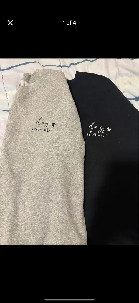 Dog Mom & Dog Dad Crewnecks photo 1