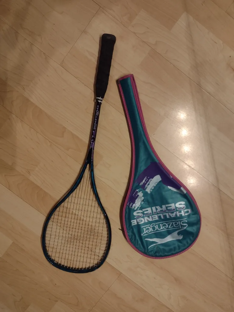 Vintage squash racket photo 1