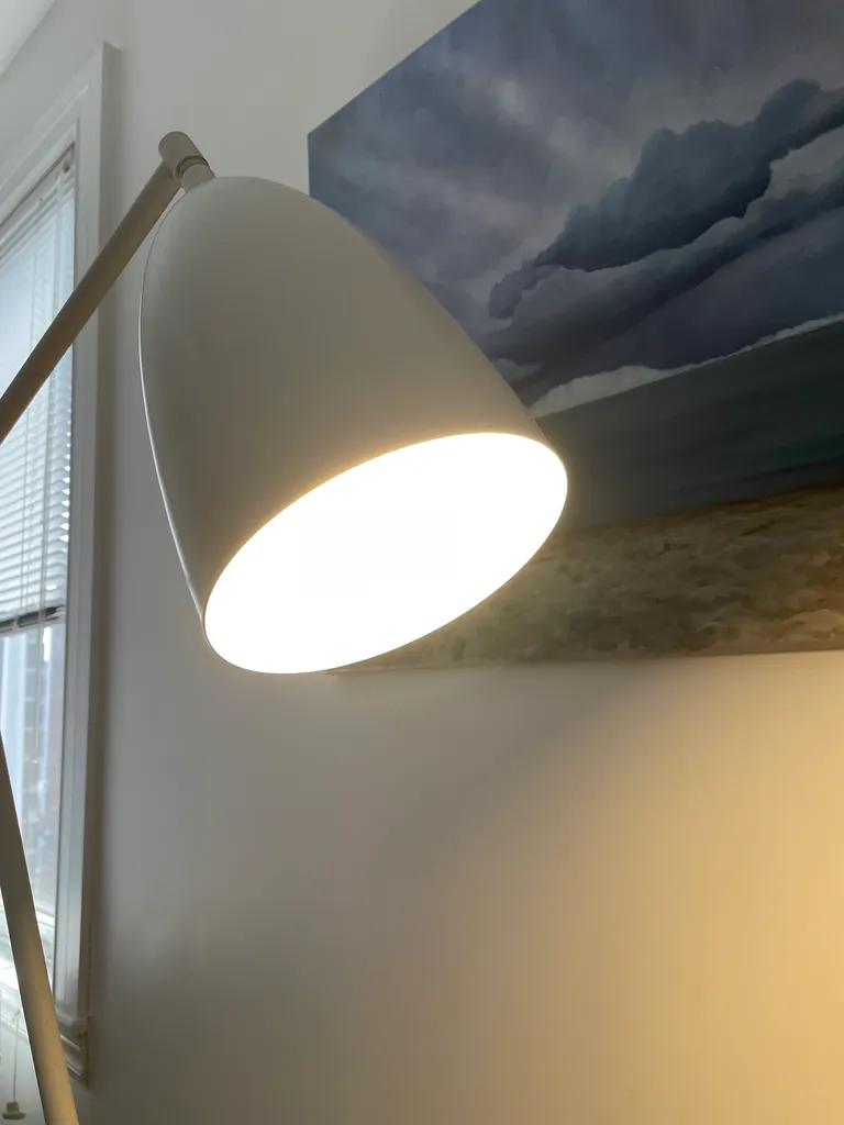 Structube Floor Lamp Matte White 🤍 💡  photo 1