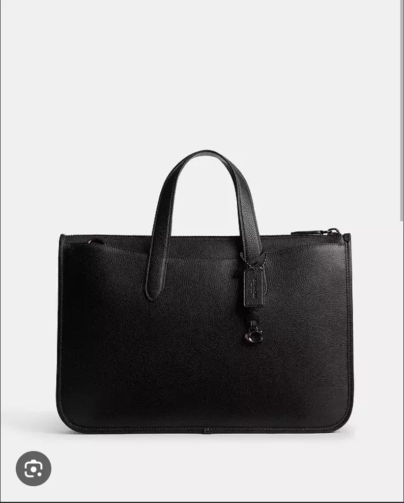 Work leather bag tote  photo 1