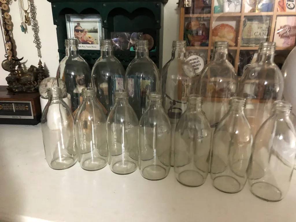 Glass bottles photo 1