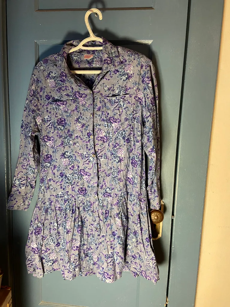 Vintage 100% cotton dress photo 1